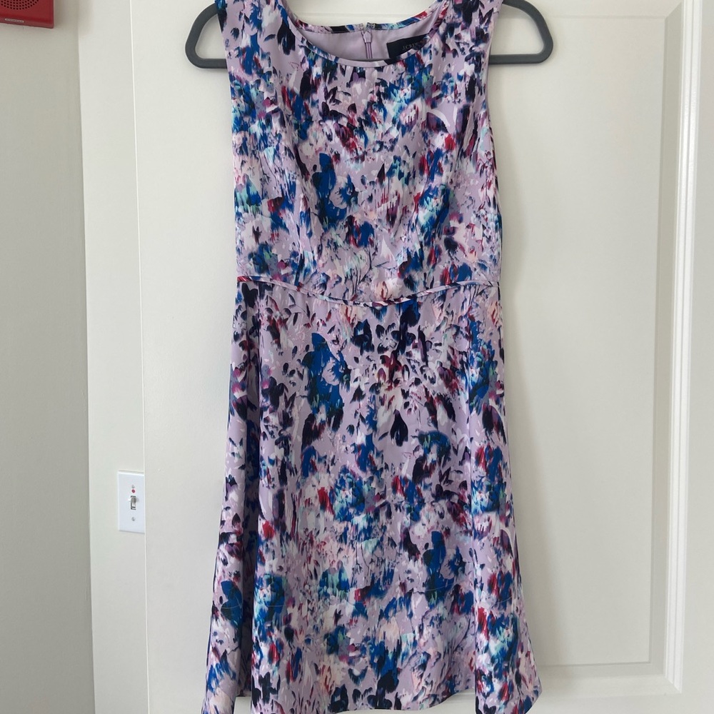 Jcrew multi colored a-line dress